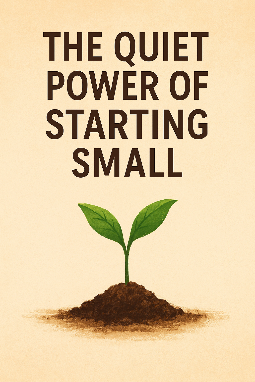 The Quiet Power of Starting Small