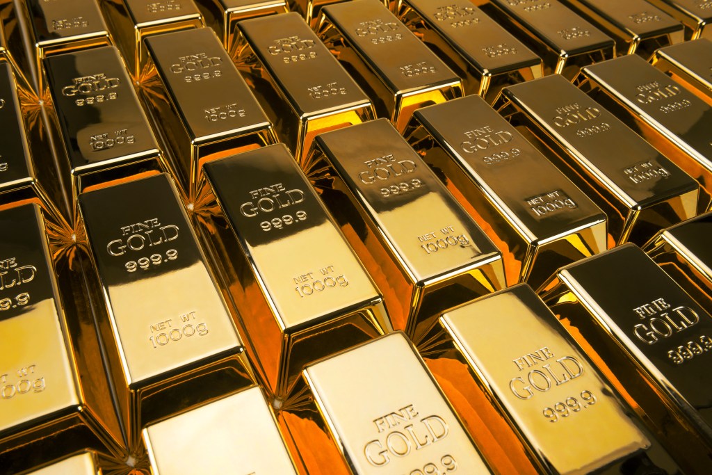 Gold blocks